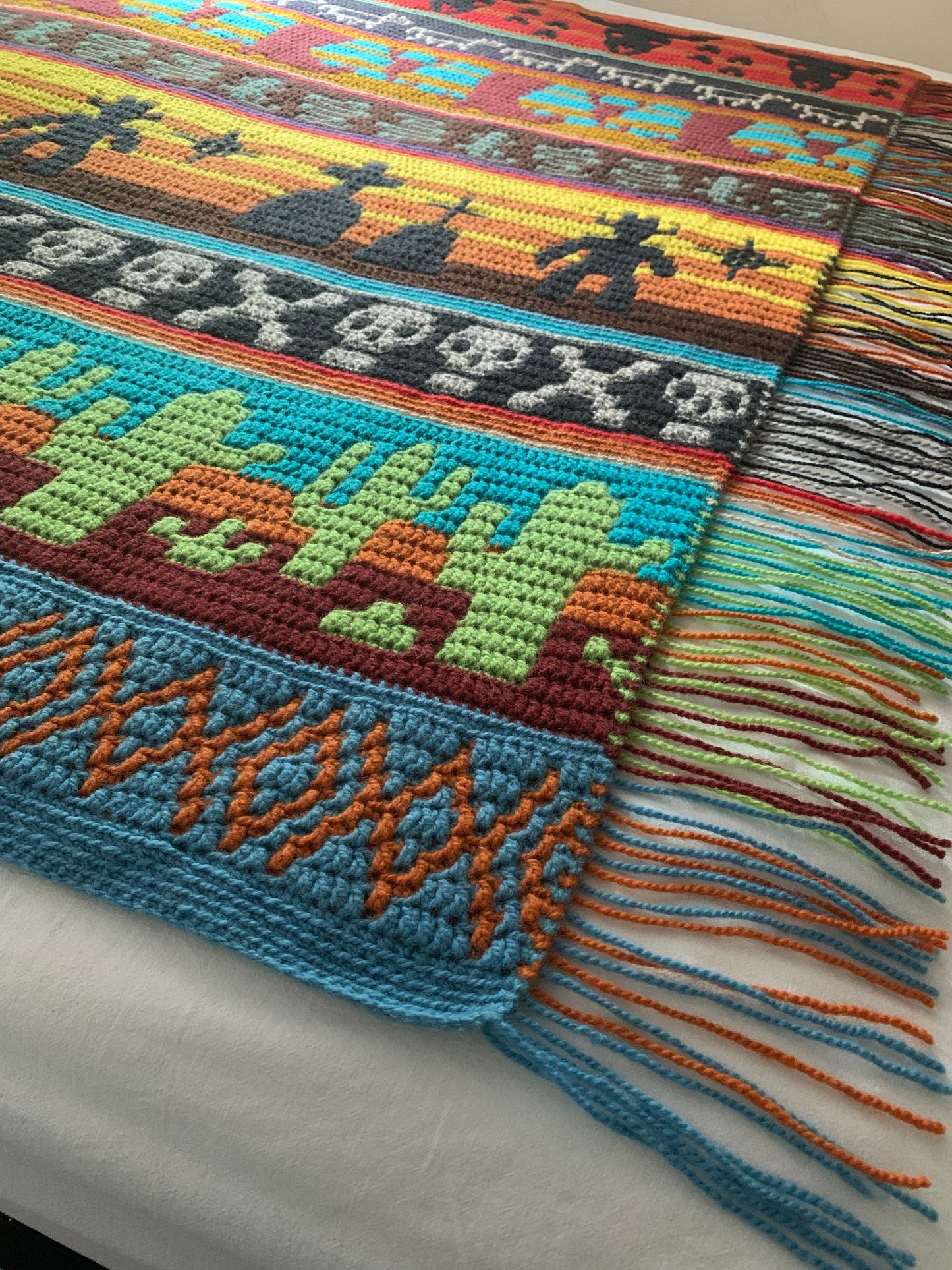 Cowboy Wild West Throw