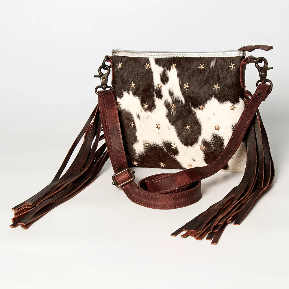 Crossbody Hair-On Genuine Western Leather Women Bag