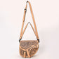 Crossbody Hand Tooled Genuine Leather women bag western handbag purse