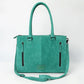 Tote Genuine Western Suede Leather women bag