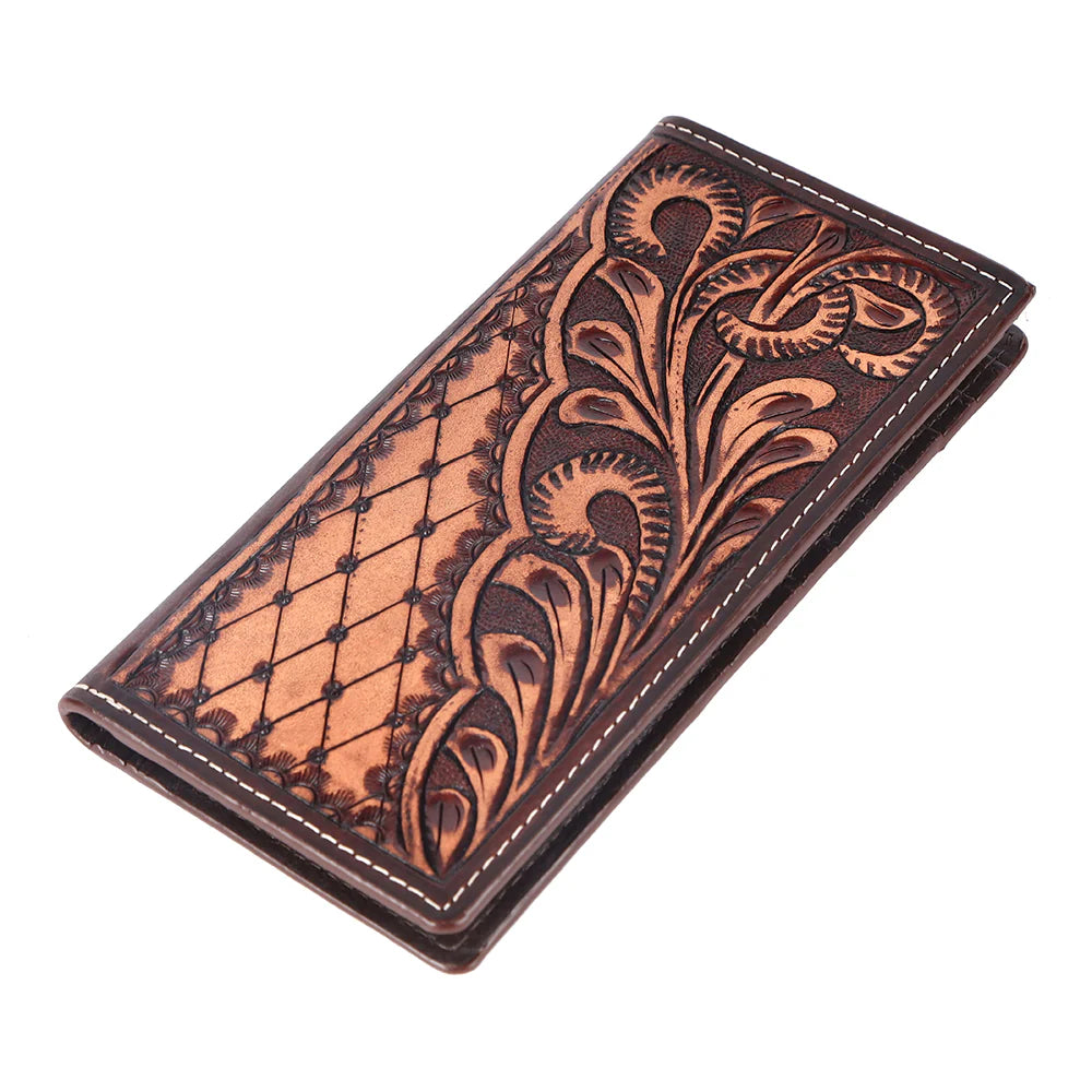 Western Leather Bifold Wallet