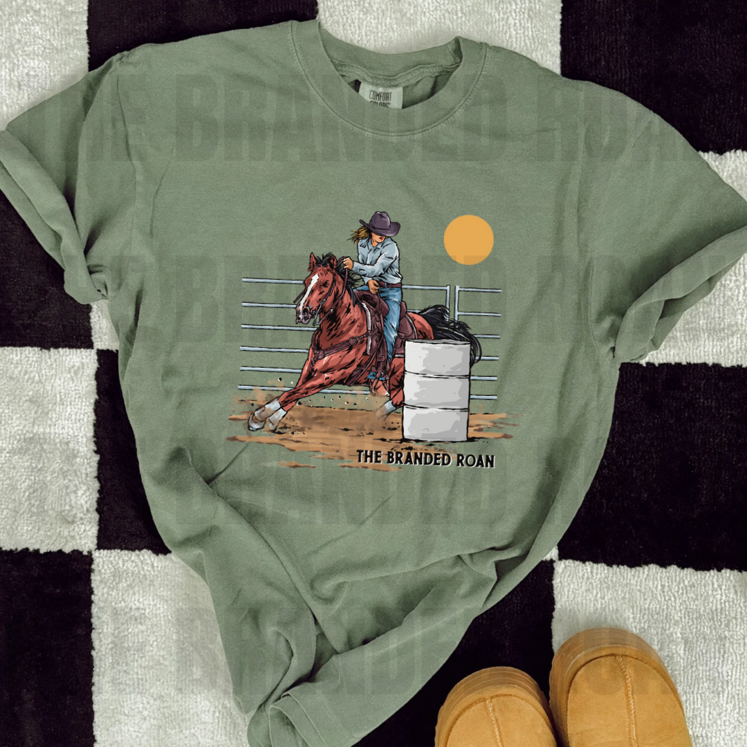 The Branded Roan - Barrel Racer Tee