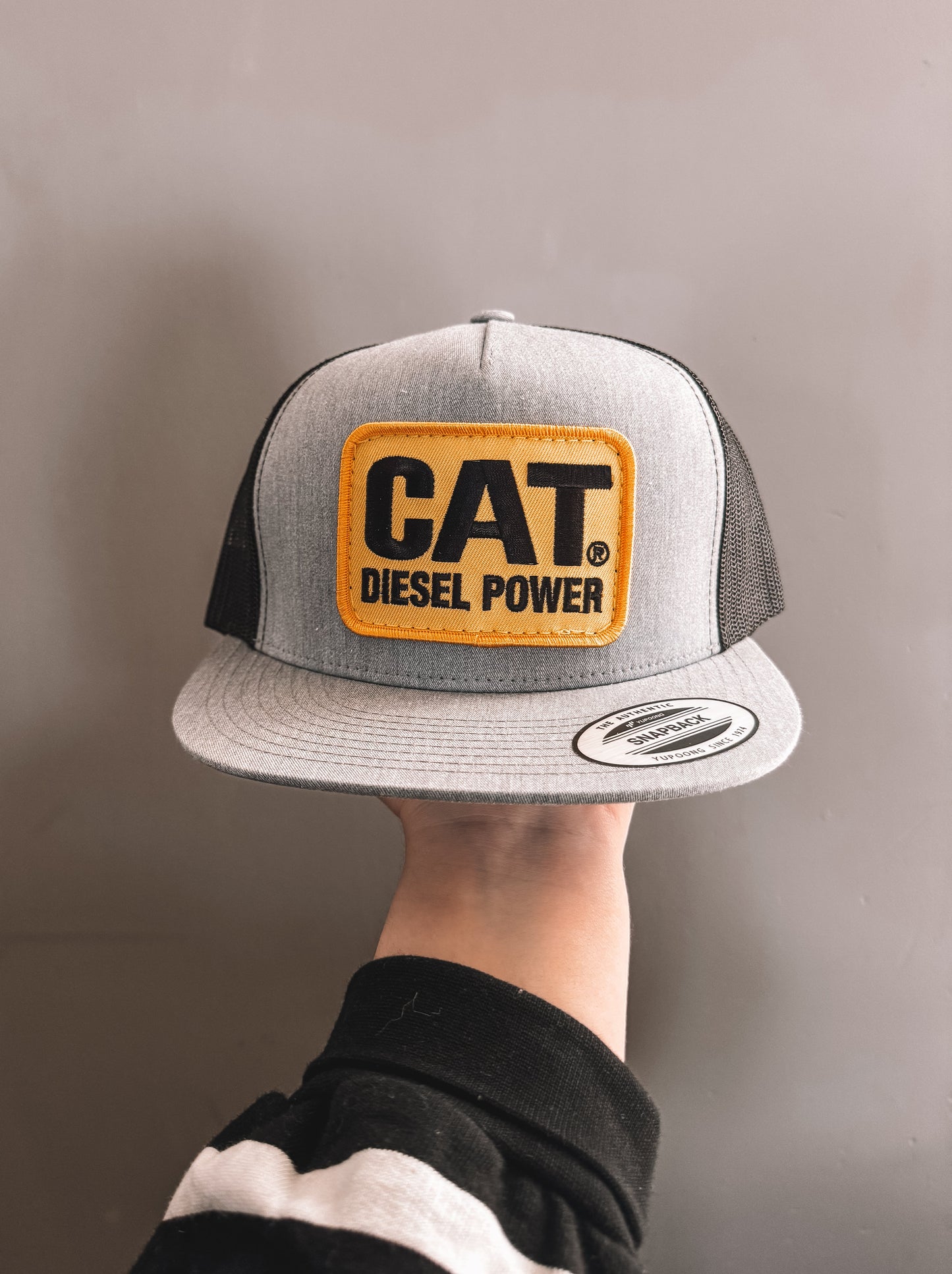 The Branded Roan - Heather Grey Diesel Cat Cap