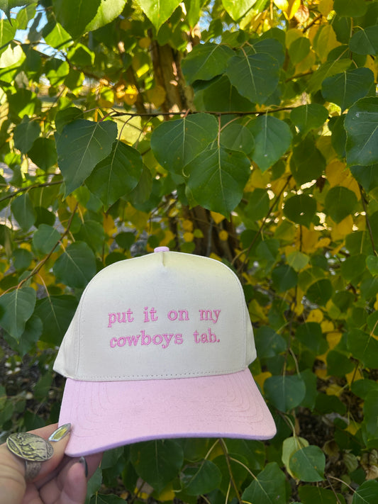 Put It On My Cowboys Tab