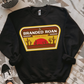 The Branded Roan - Yellow & Red Retro Graphic Crewneck