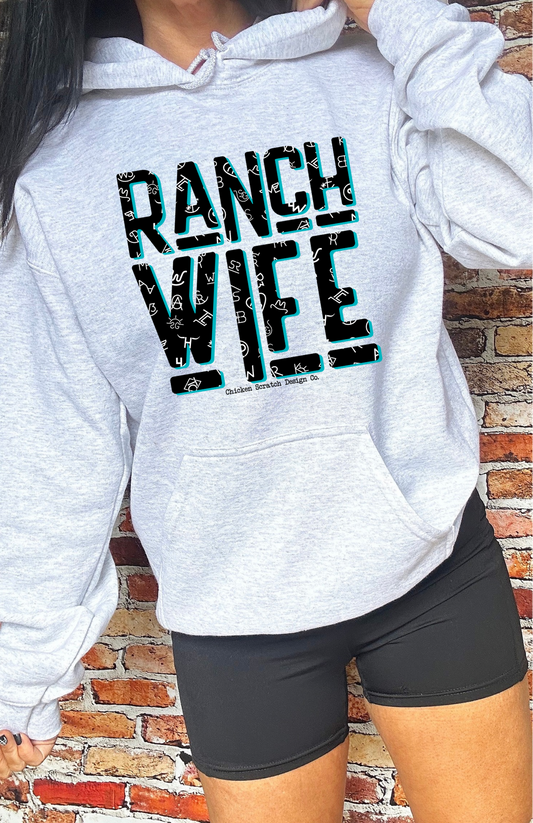 The Branded Roan - Ranch Wife Hoodie