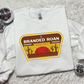 The Branded Roan - Yellow & Red Retro Graphic Crewneck