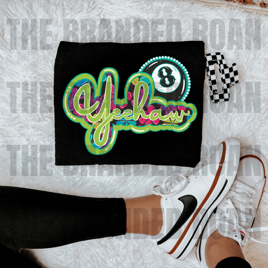 8 Ball Yeehaw Tee