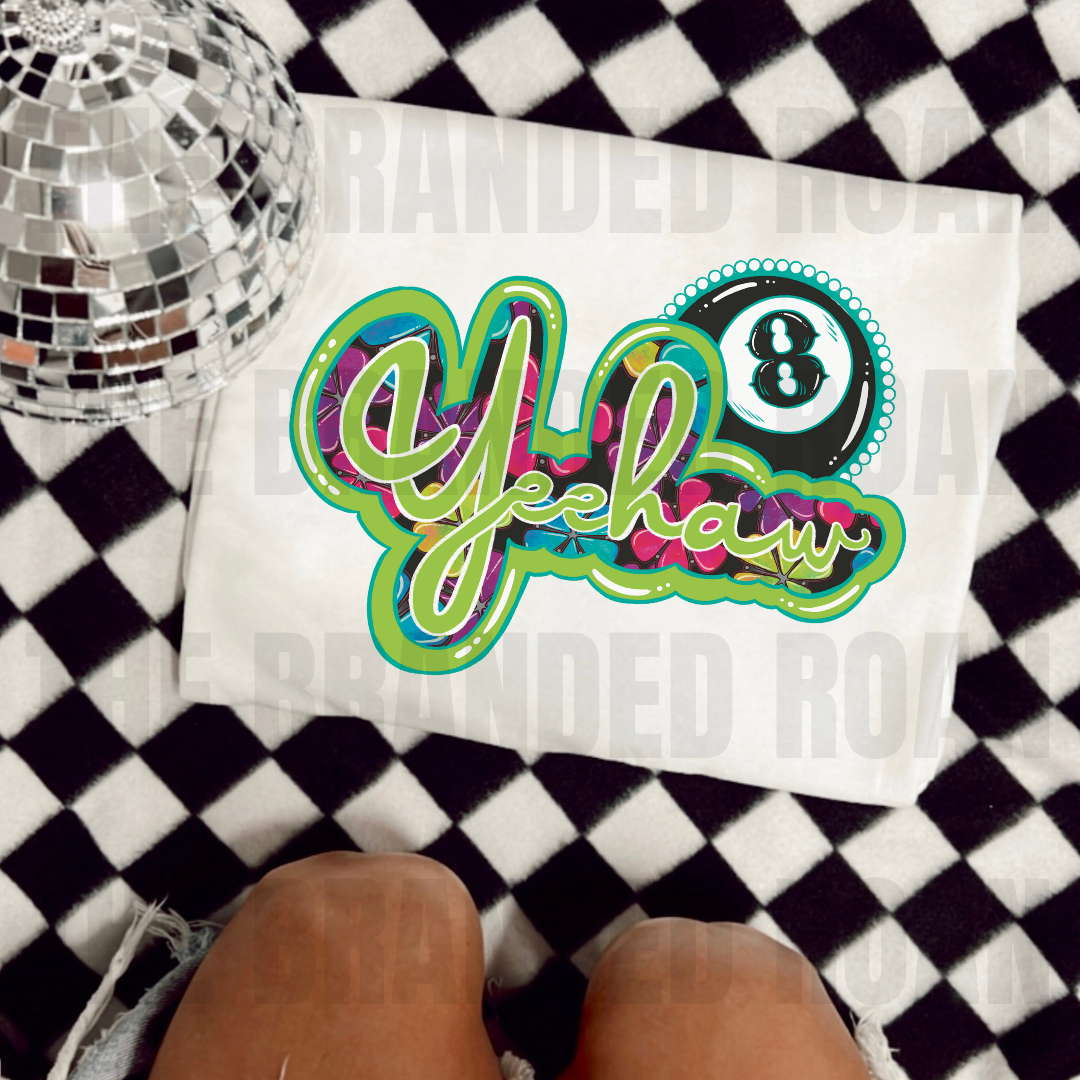 8 Ball Yeehaw Tee