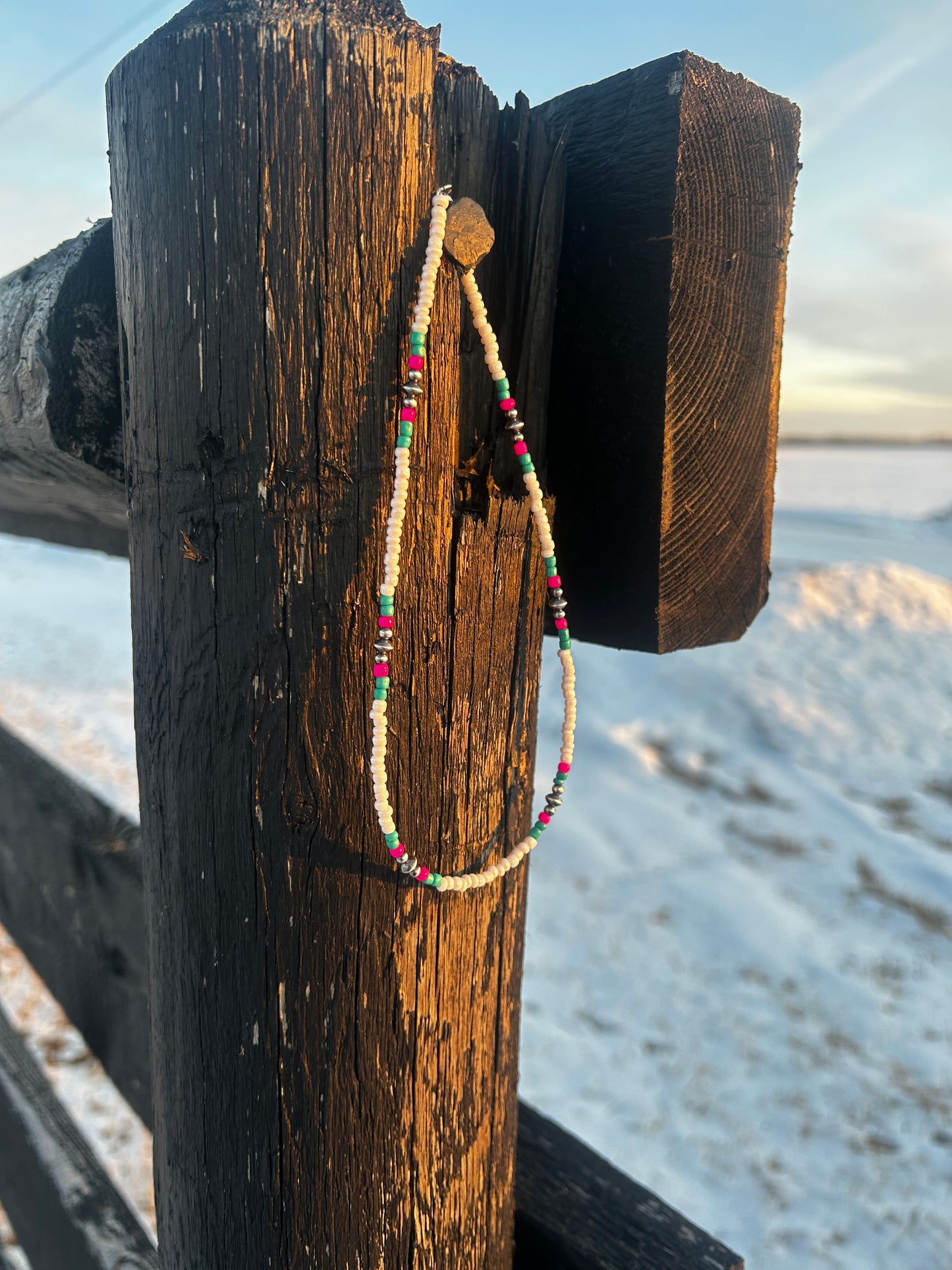 Authentic Turquoise/Silver Beads