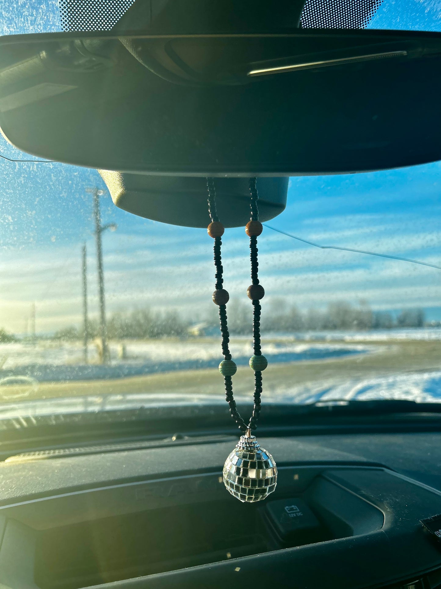 Disco Ball Mirror Hanger