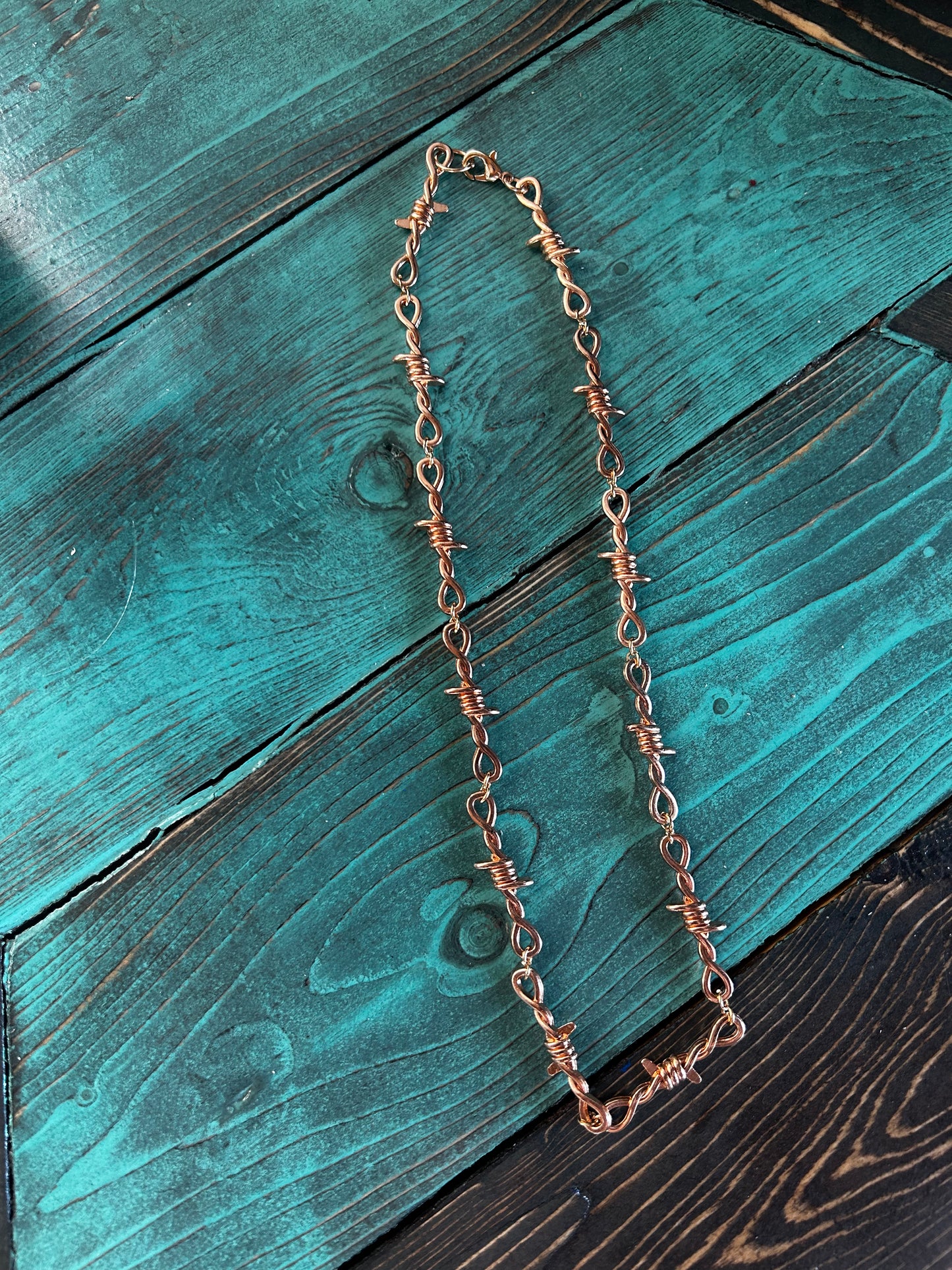 Barbwire Gold Necklace