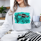 The Branded Roan - Chevrolet Turquoise Crewneck